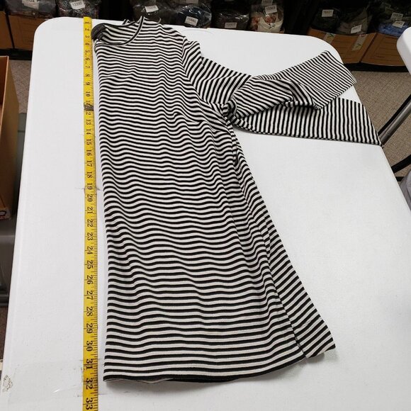 J Jill Womens Wearever Long Sleeve Striped Top Size 2X Black Casual Everyday - Picture 7 of 9